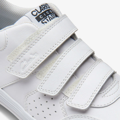 Clarks CICA Star Orb Youth White