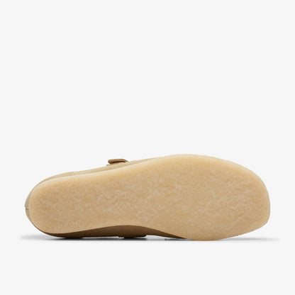 Clarks Wallabee T Bar Maple Suede