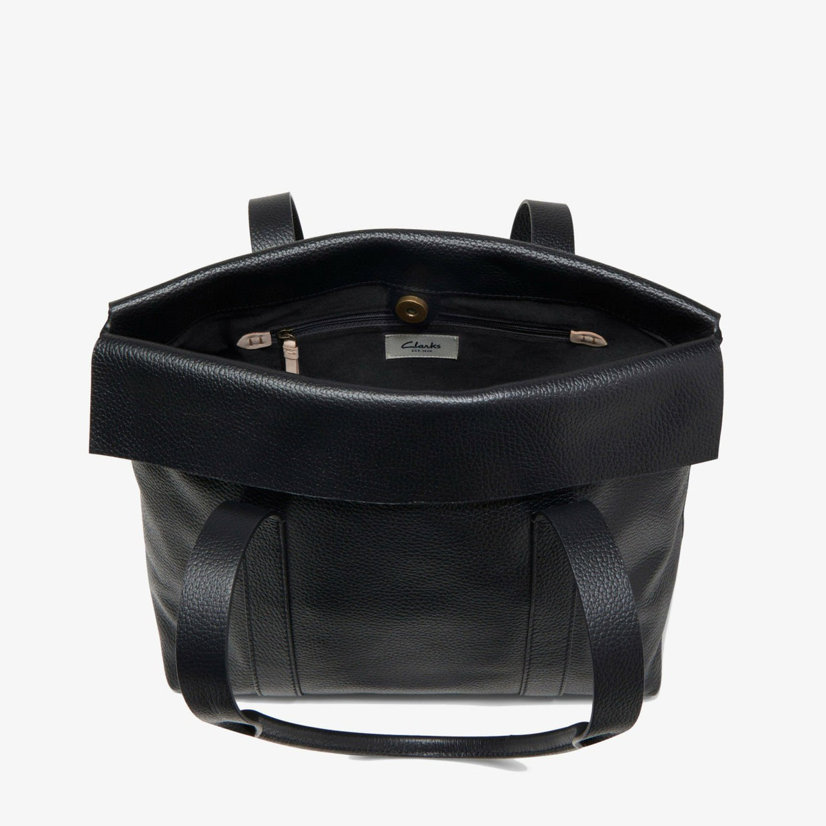 Clarks Dress Day Black Leather