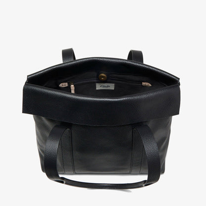 Clarks Dress Day Black Leather