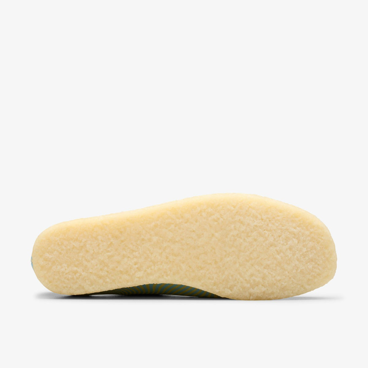 Clarks Wallabee Blue/Lime Print