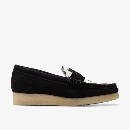 Clarks Wallabee Loafer Cow Print HairOn