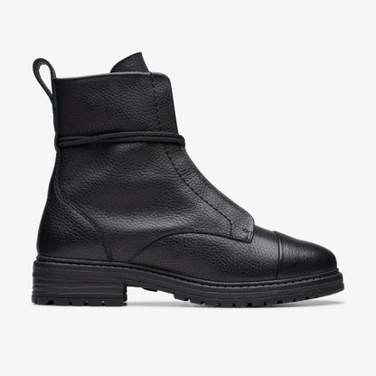Clarks Rixley Lace Black Leather