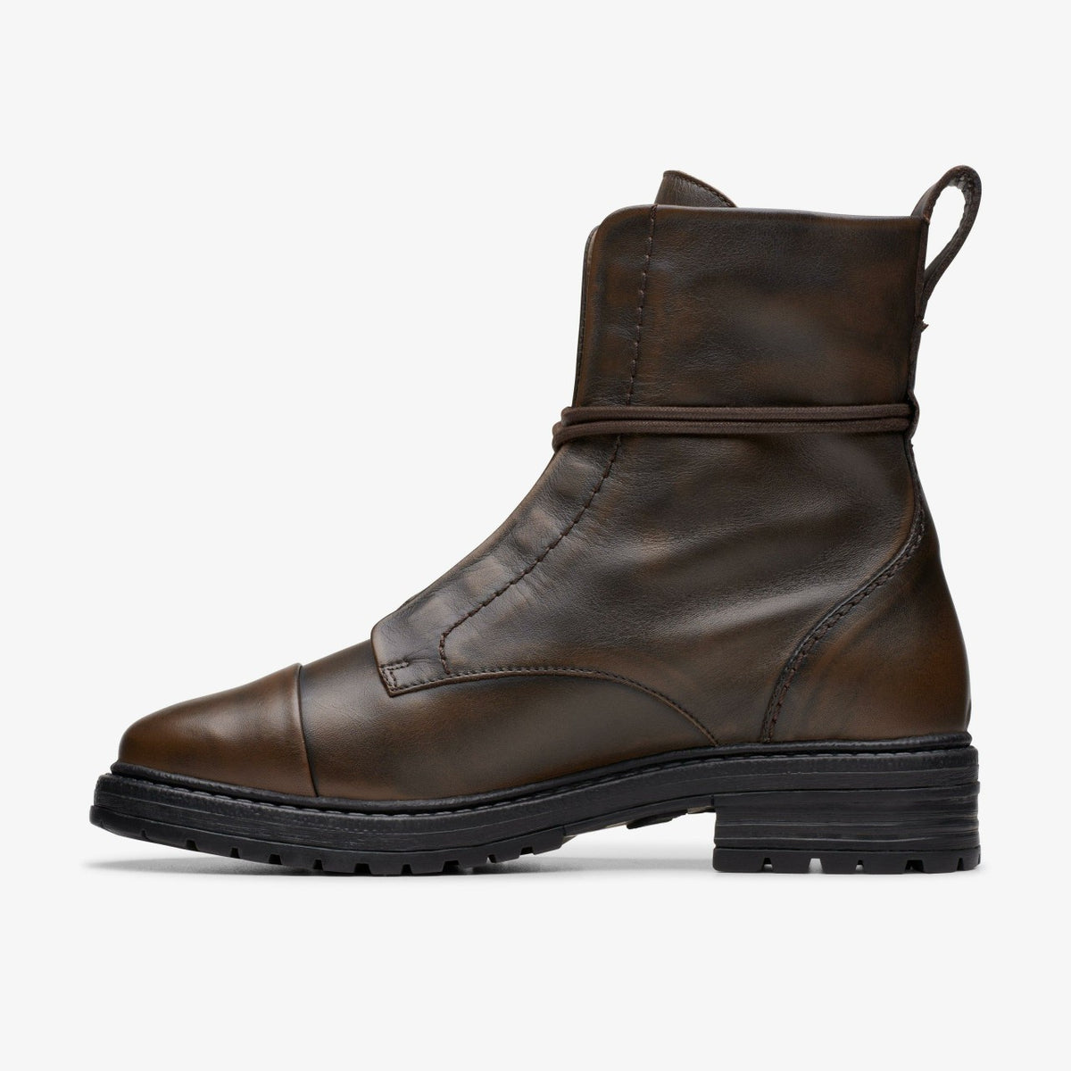 Clarks Rixley Lace Dark Brown Leather