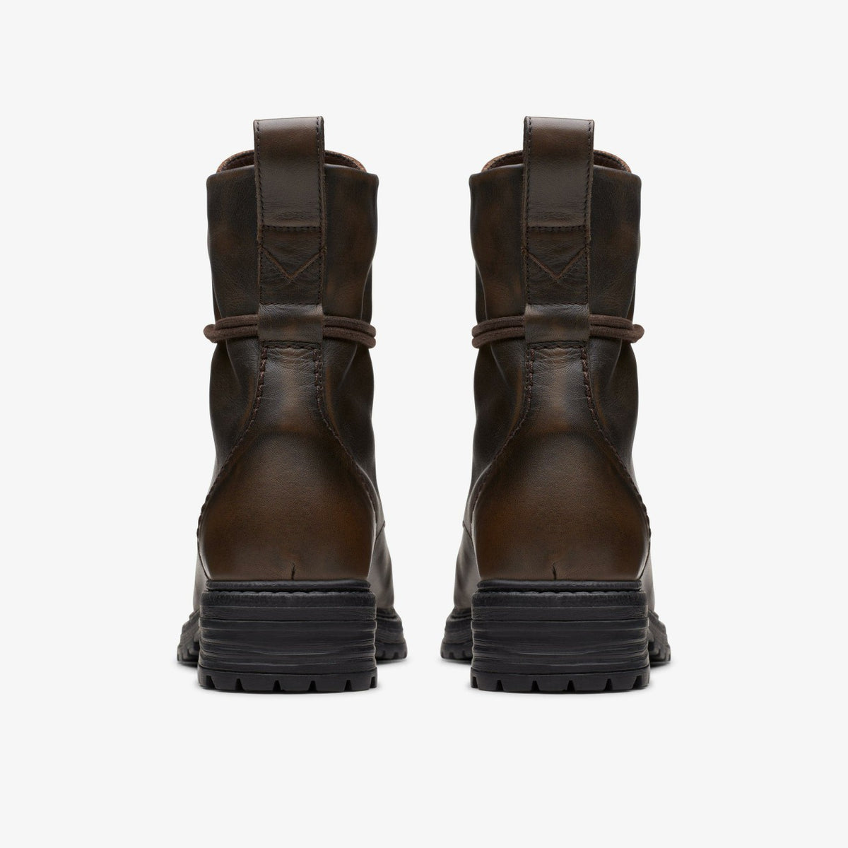 Clarks Rixley Lace Dark Brown Leather