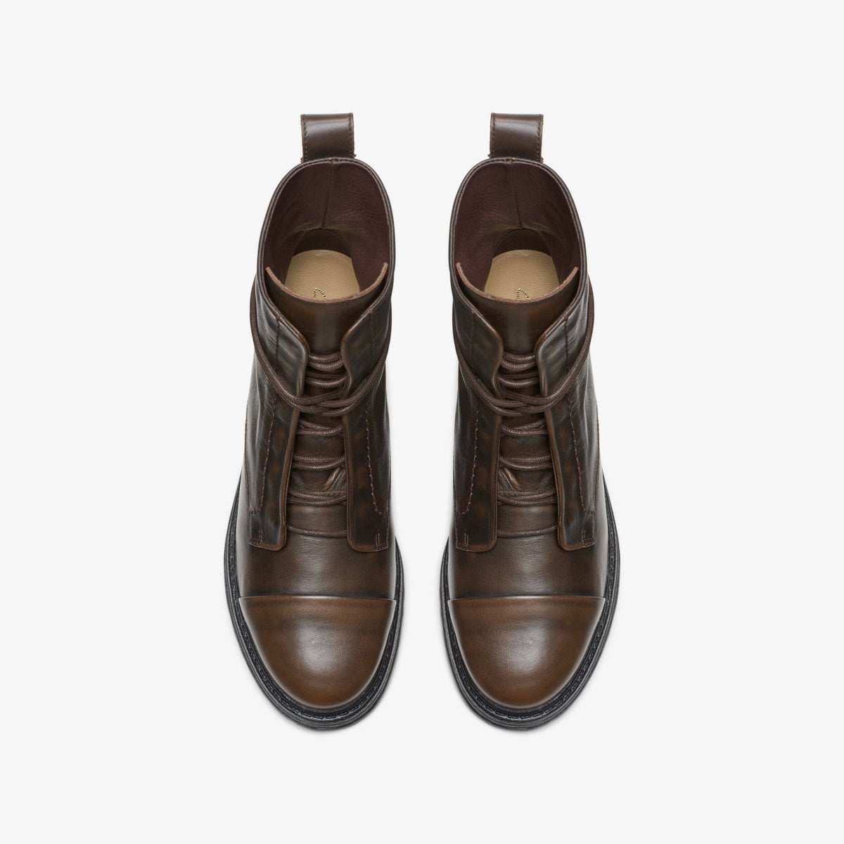 Clarks Rixley Lace Dark Brown Leather