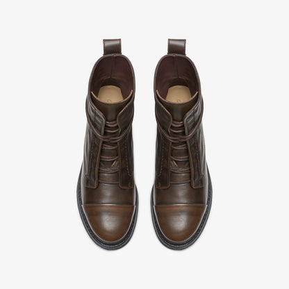 Clarks Rixley Lace Dark Brown Leather