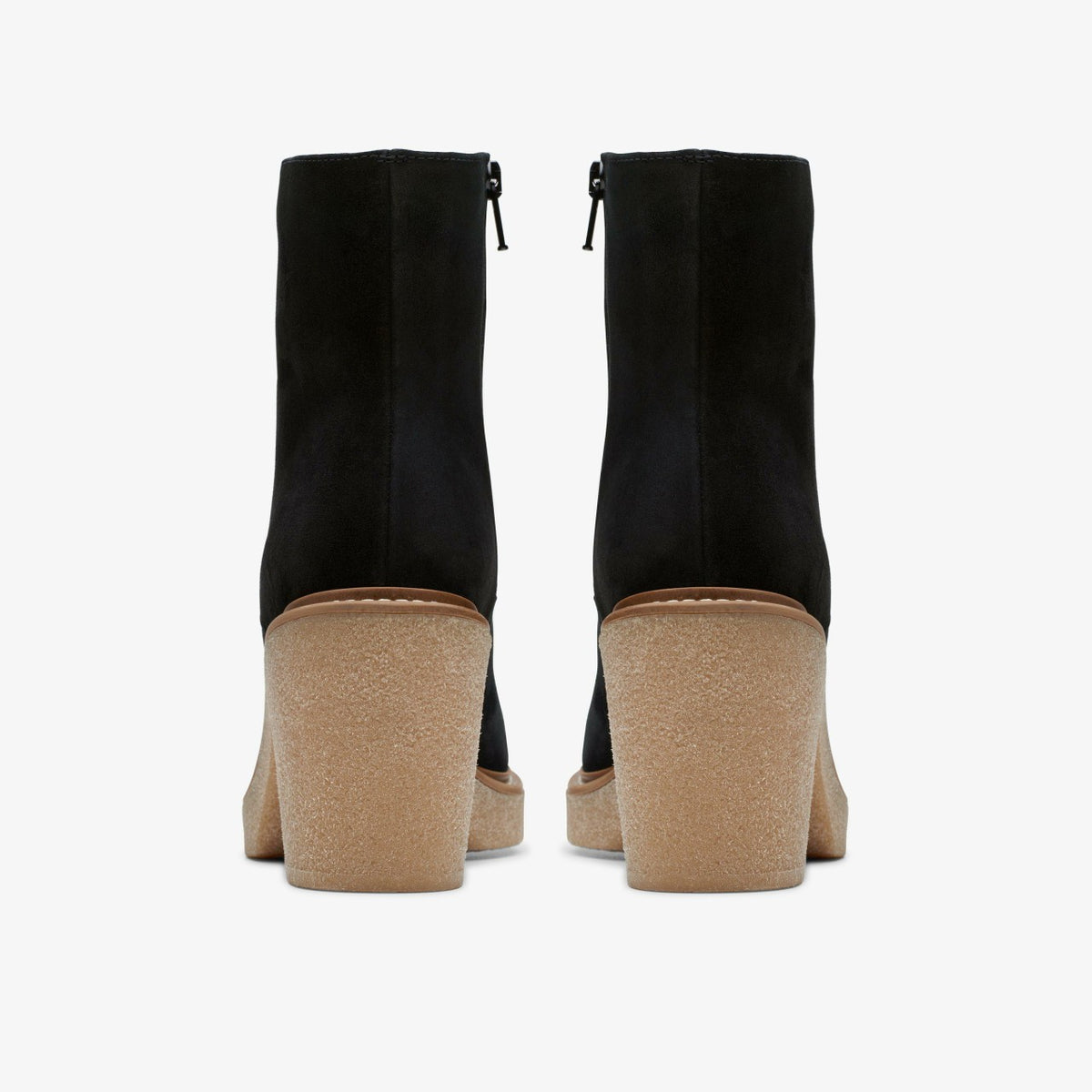 Clarks Colden Up Black Suede
