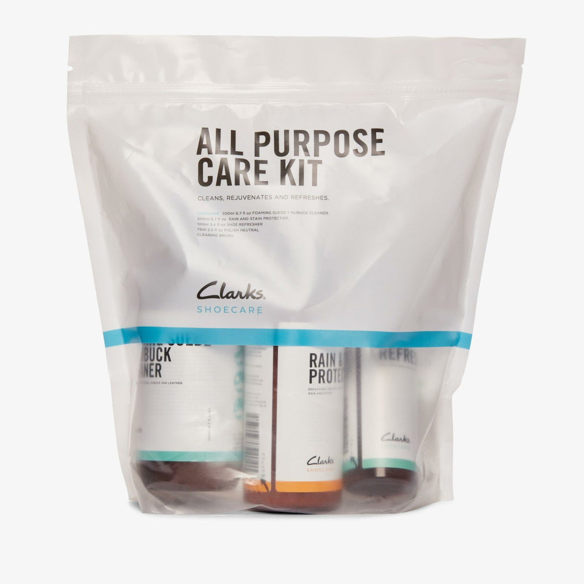 Clarks All Care Shoe Care Kit None