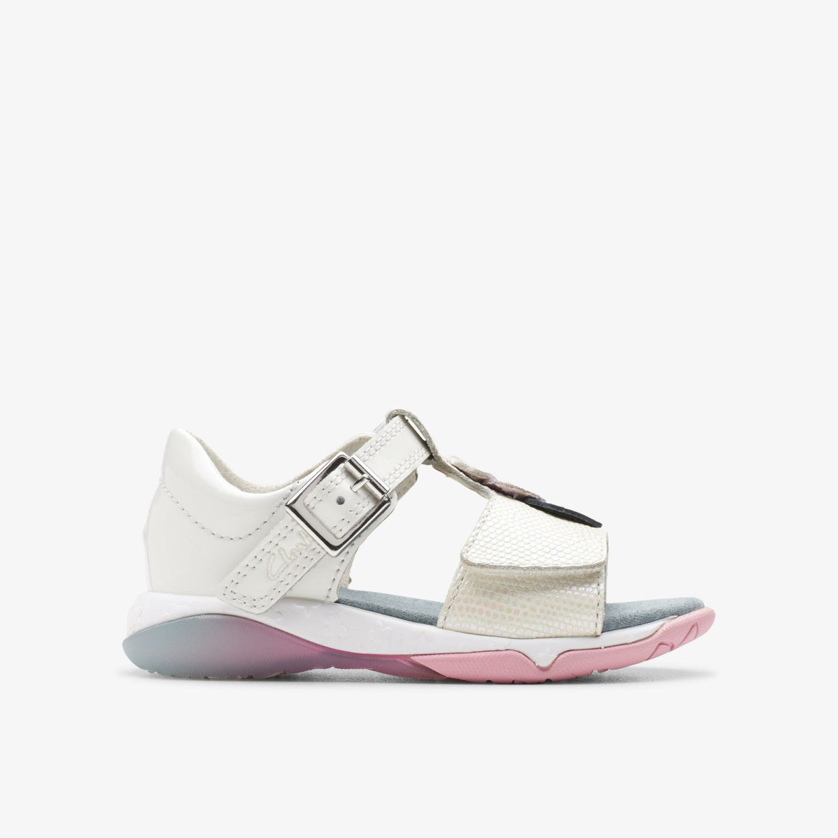 Clarks Osian Charm Toddler White
