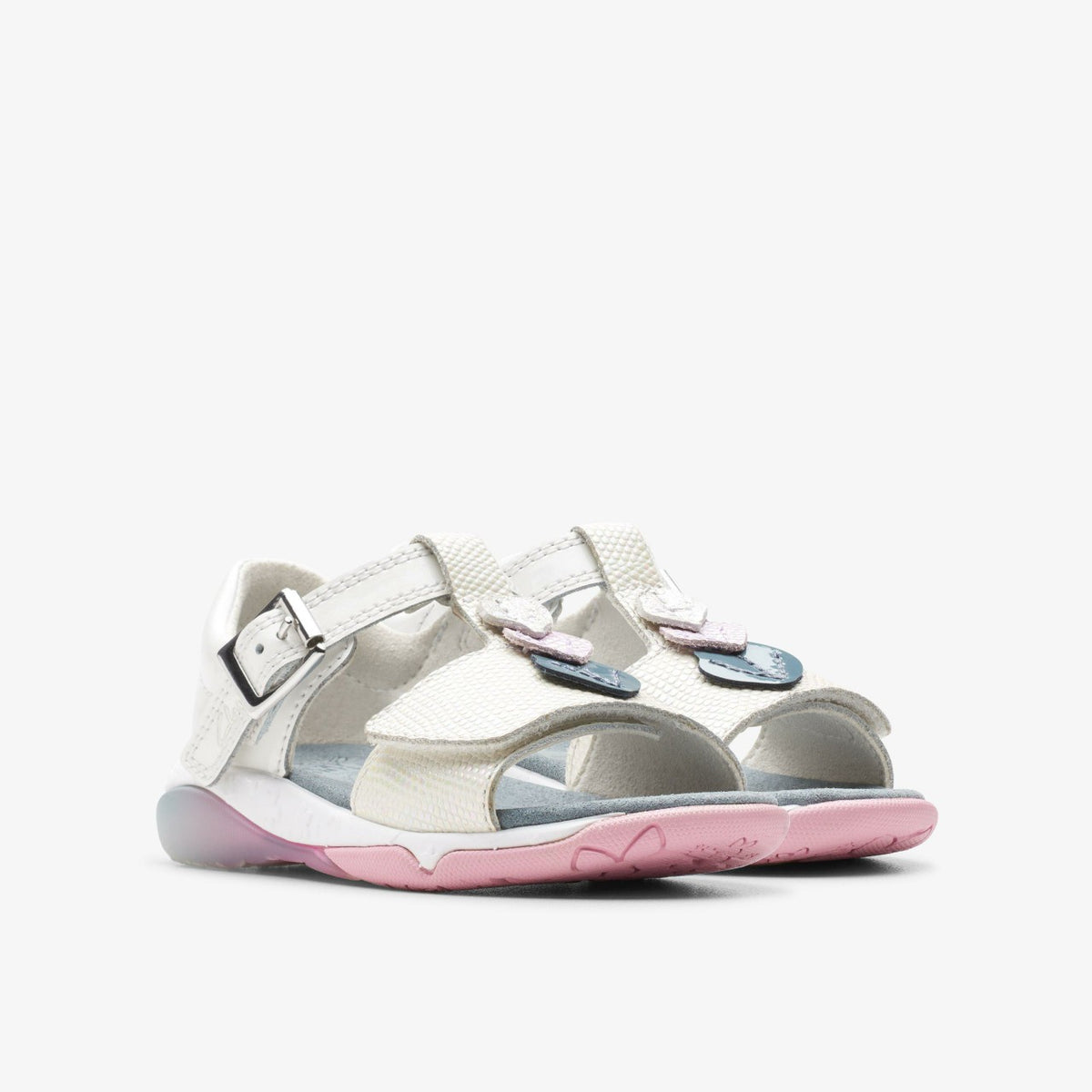 Clarks Osian Charm Toddler White