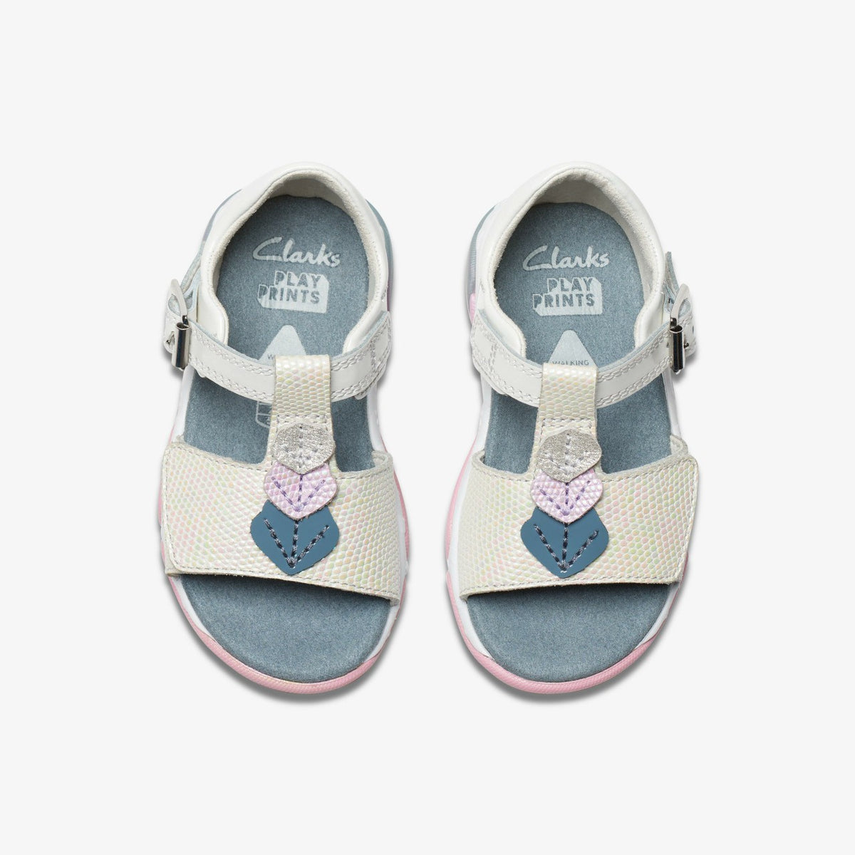 Clarks Osian Charm Toddler White
