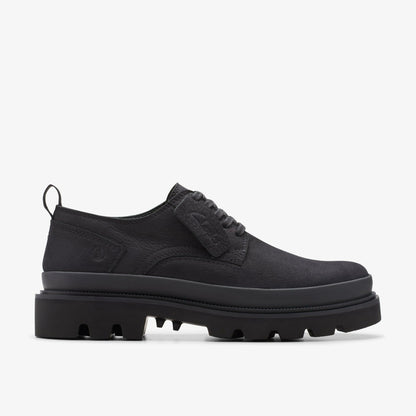 Clarks Badell Lace Black Nubuck