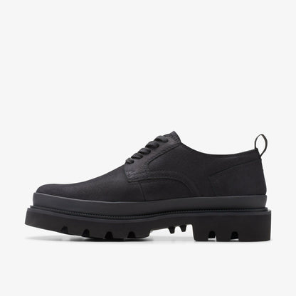 Clarks Badell Lace Black Nubuck