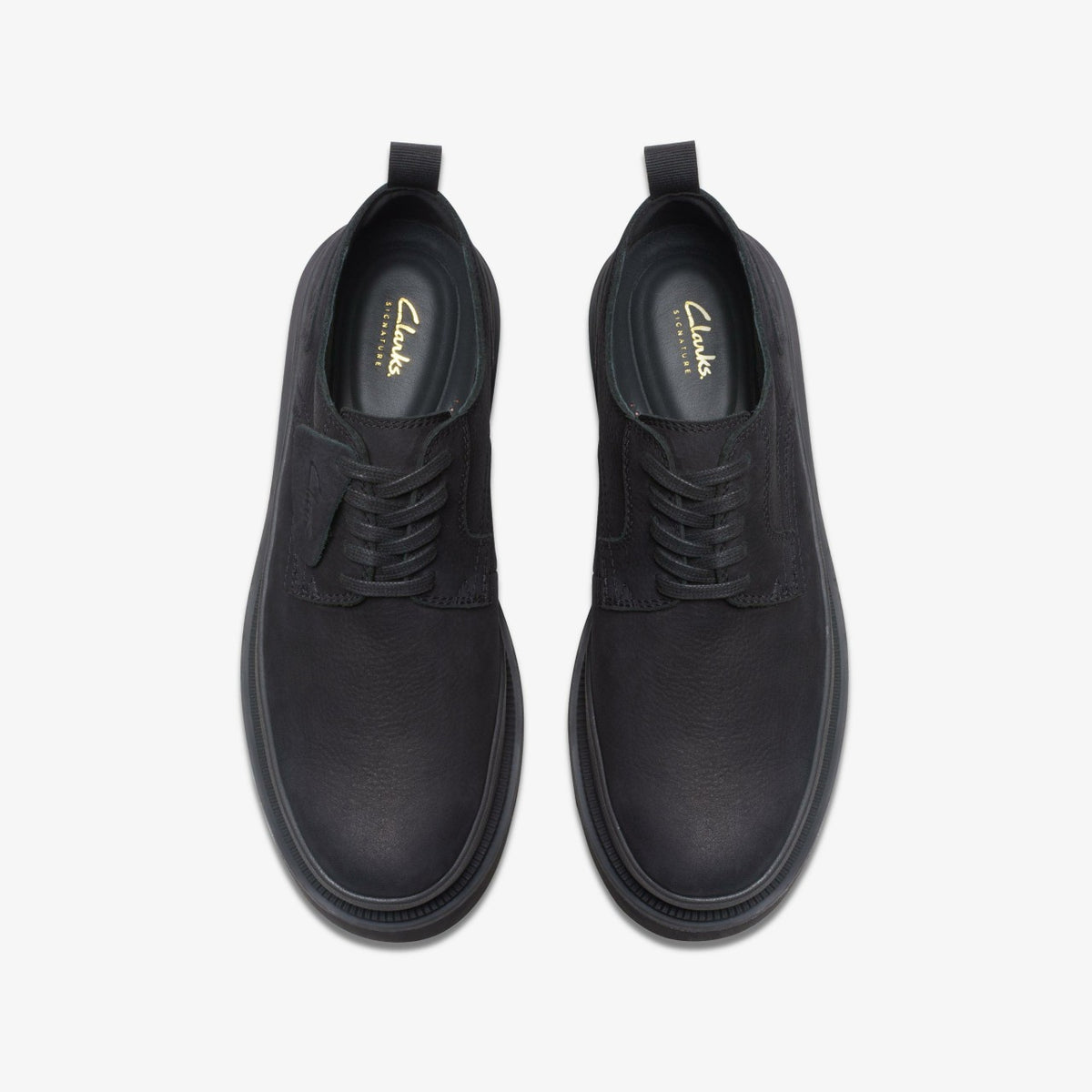 Clarks Badell Lace Black Nubuck