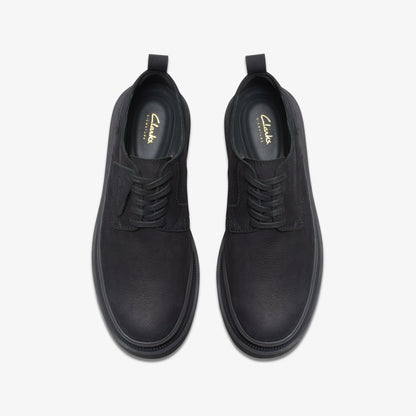 Clarks Badell Lace Black Nubuck