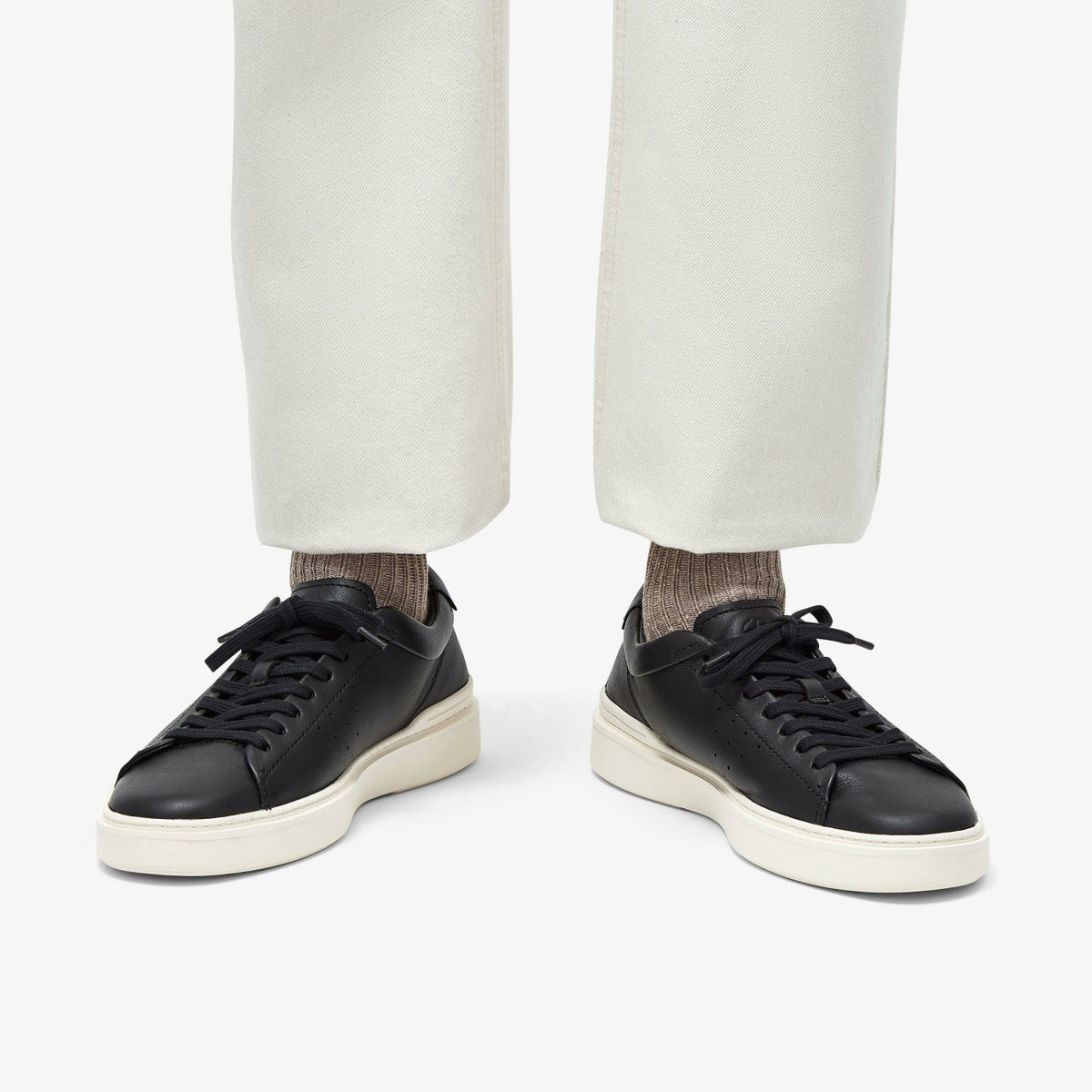 Clarks Craft Swift Black Leather