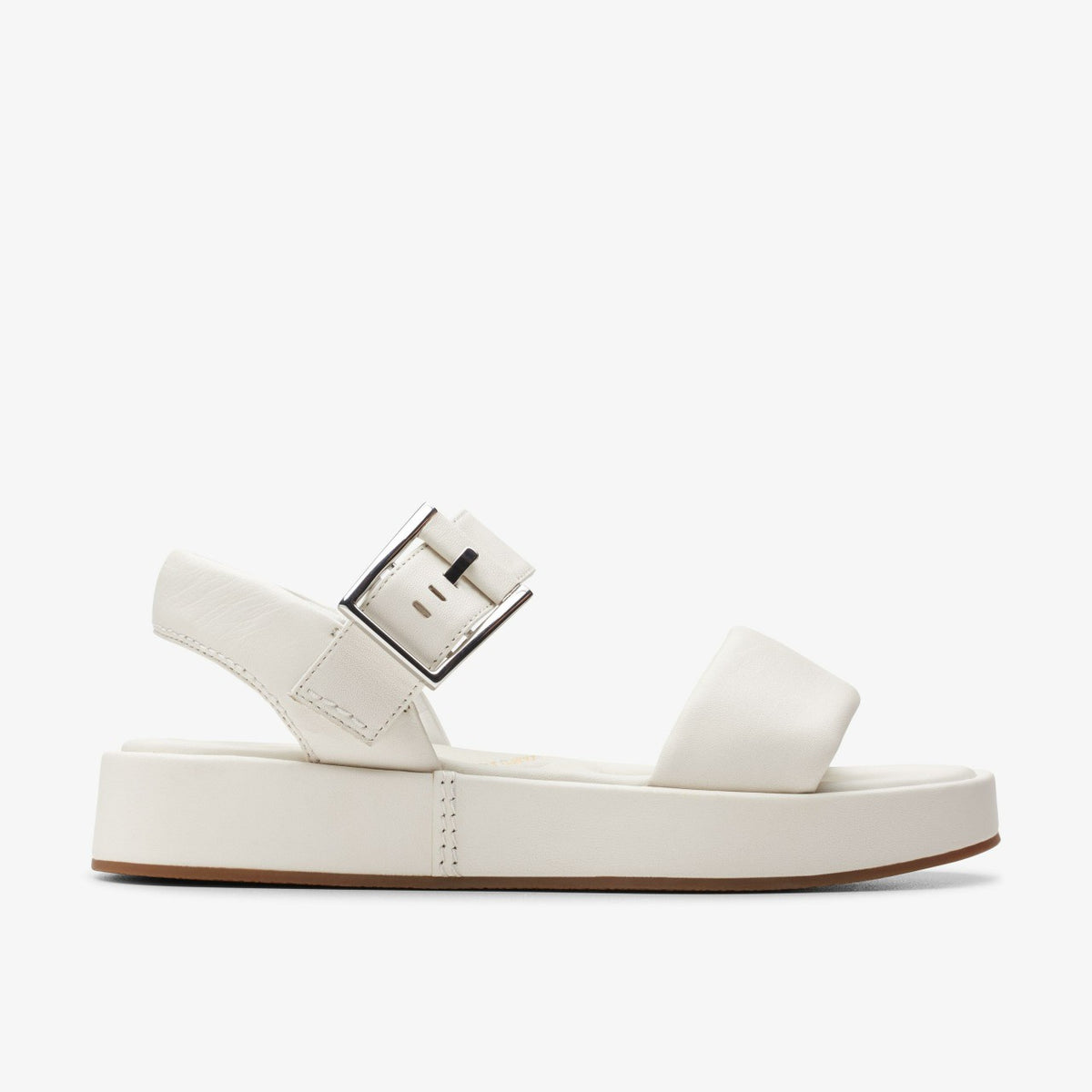 Clarks Alda Strap Off White Leather