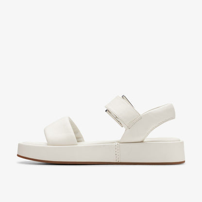 Clarks Alda Strap Off White Leather