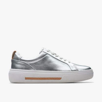 Clarks Hollyhock Walk Silver Leather