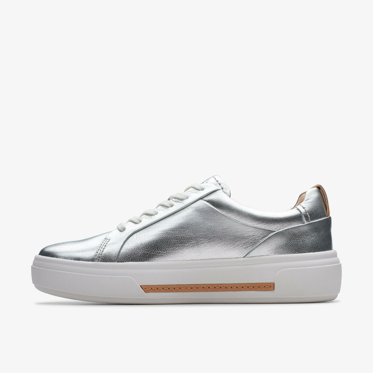 Clarks Hollyhock Walk Silver Leather