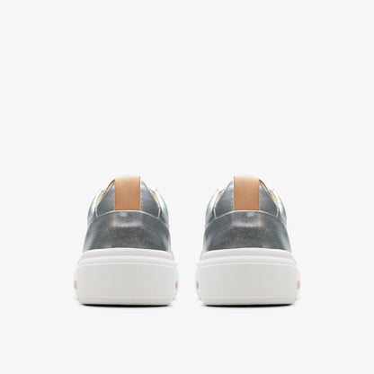 Clarks Hollyhock Walk Silver Leather