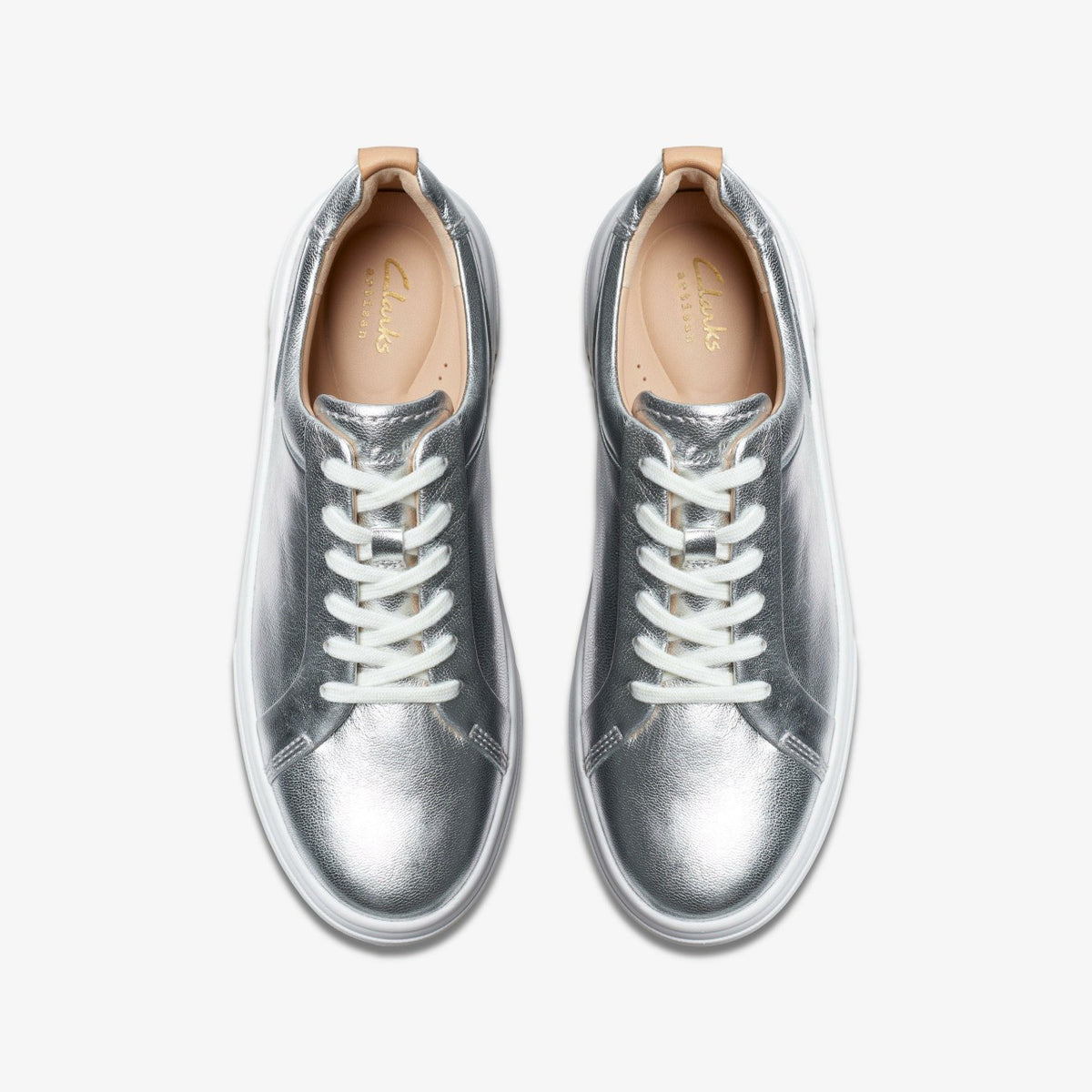 Clarks Hollyhock Walk Silver Leather