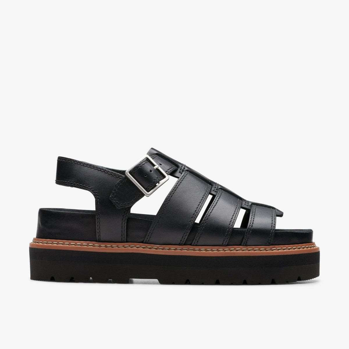 Clarks Orianna Twist Black Leather