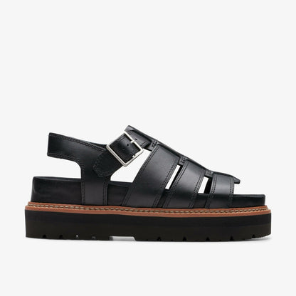 Clarks Orianna Twist Black Leather