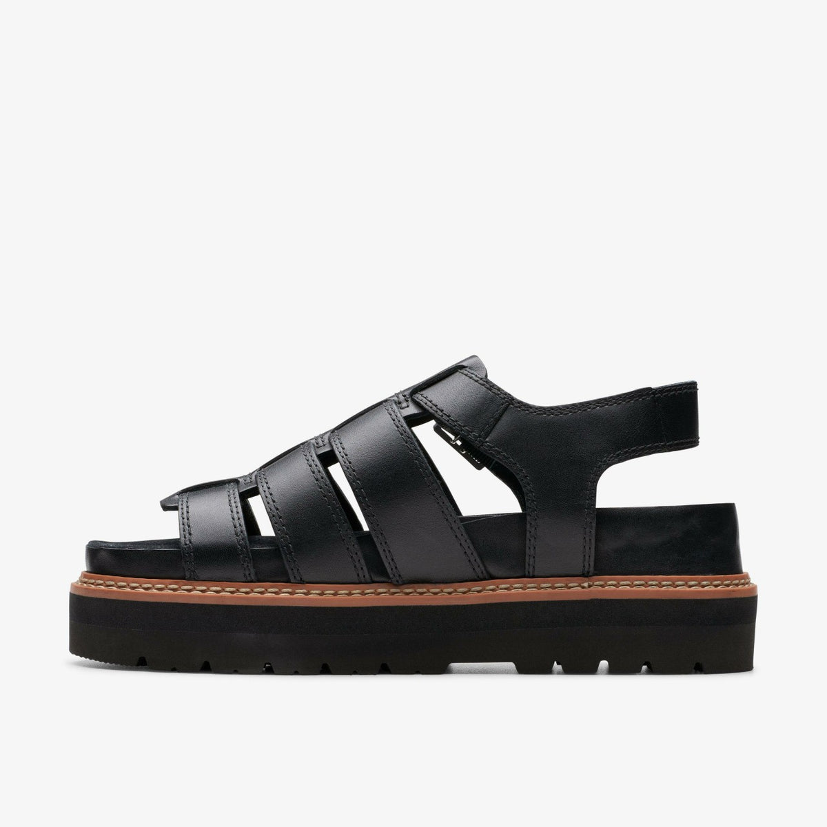 Clarks Orianna Twist Black Leather