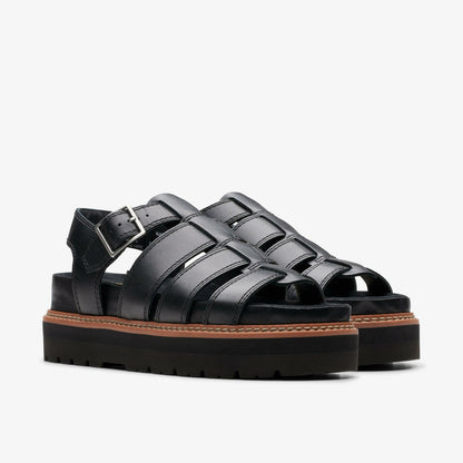 Clarks Orianna Twist Black Leather
