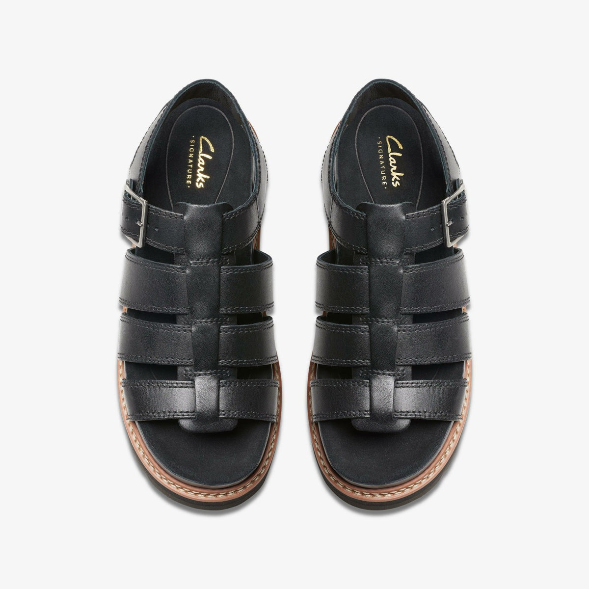 Clarks Orianna Twist Black Leather