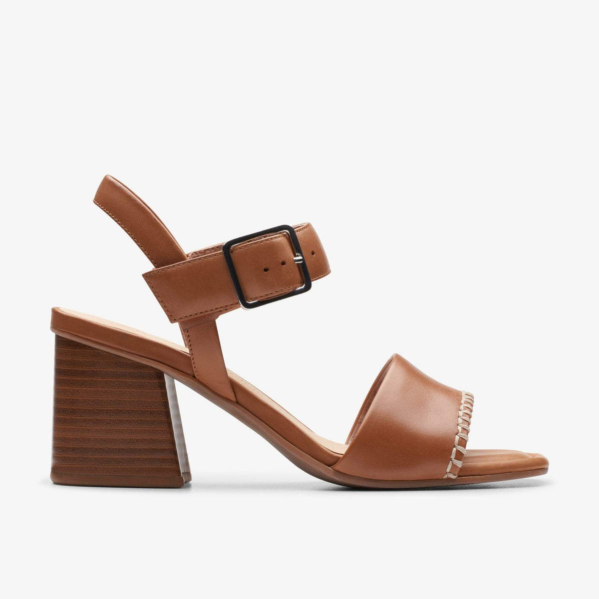 Clarks Siara 65 Buckle Tan Leather