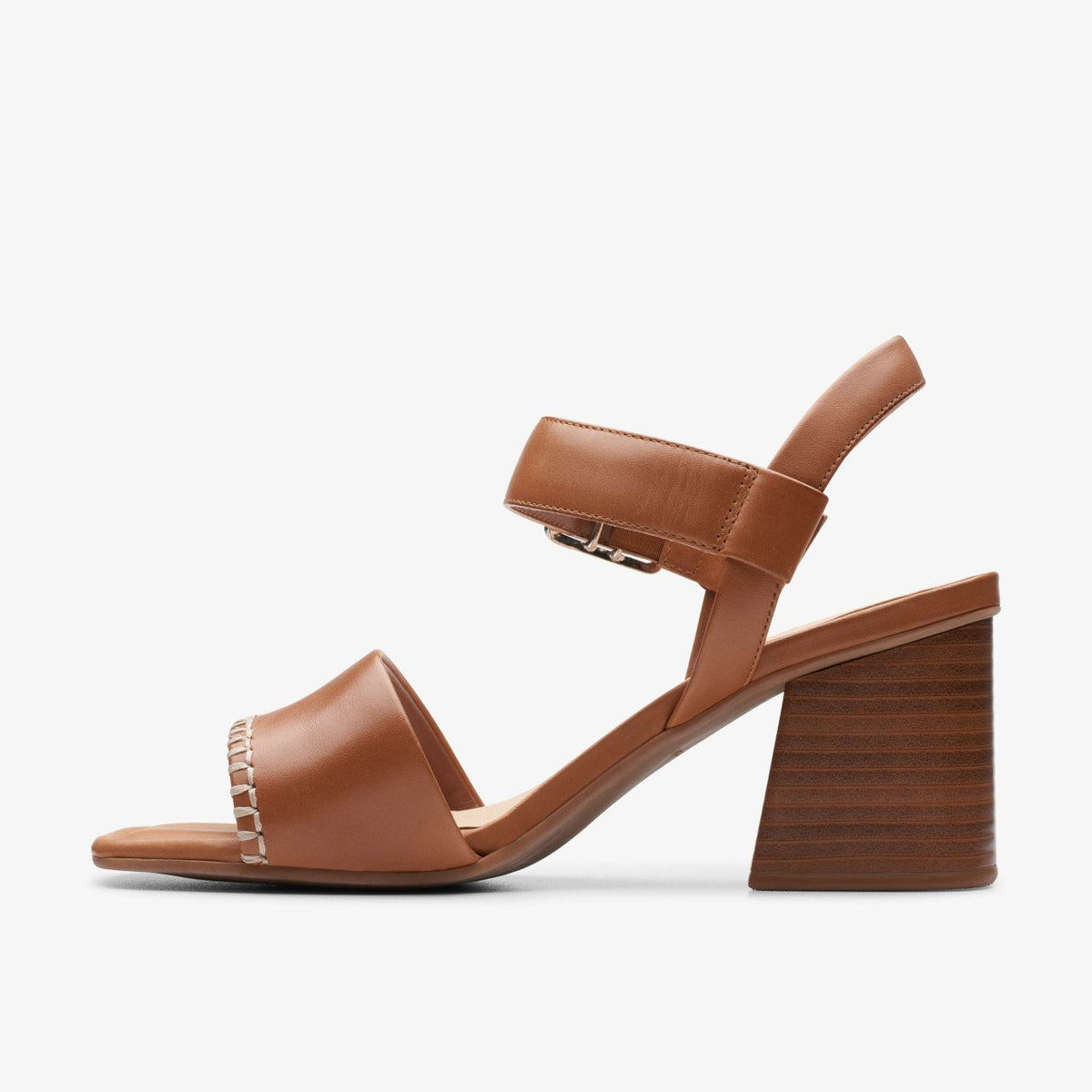 Clarks Siara 65 Buckle Tan Leather