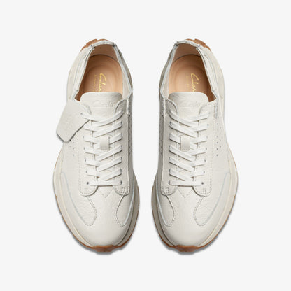 Clarks Craft Speed Off White Leather