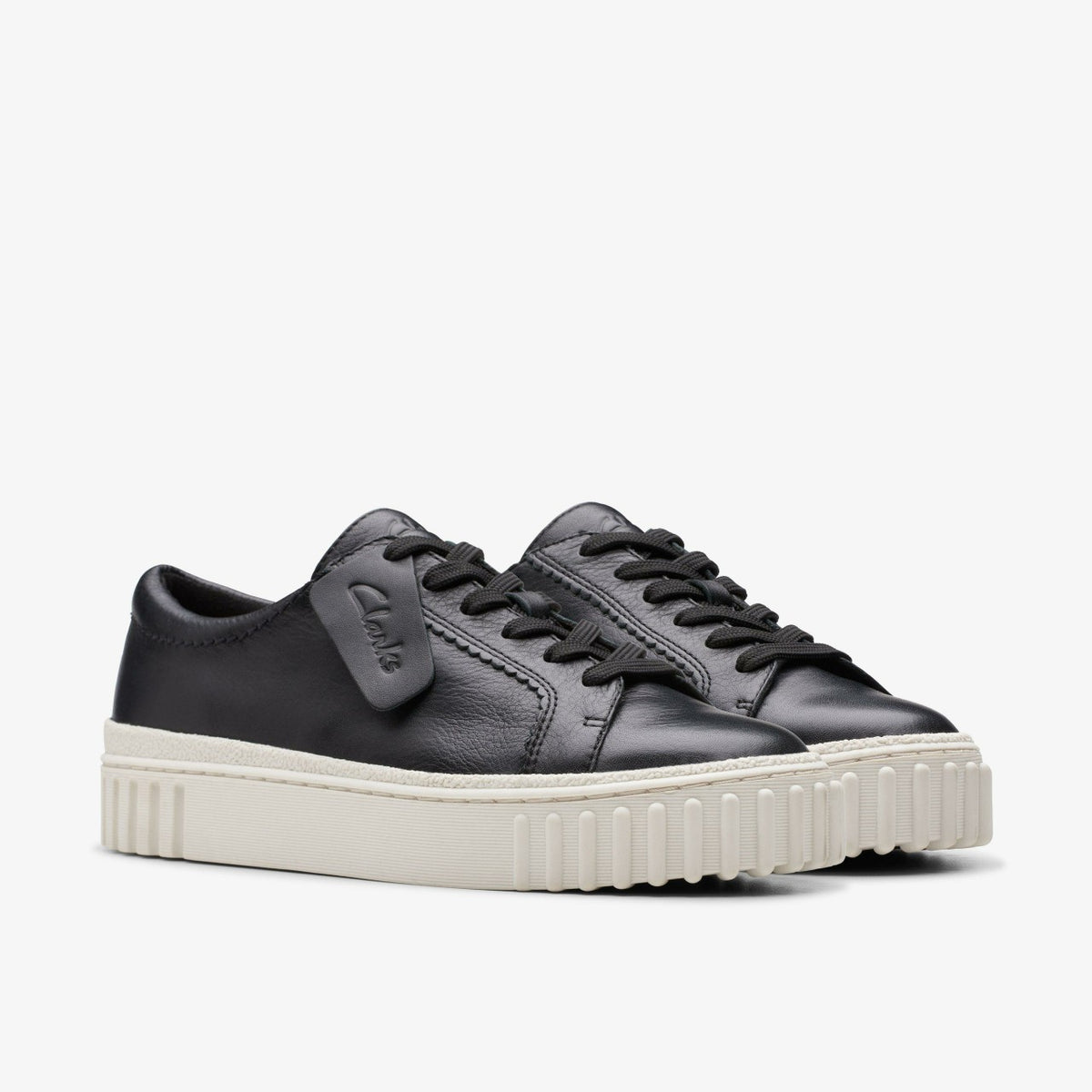 Clarks Mayhill Walk Black Leather