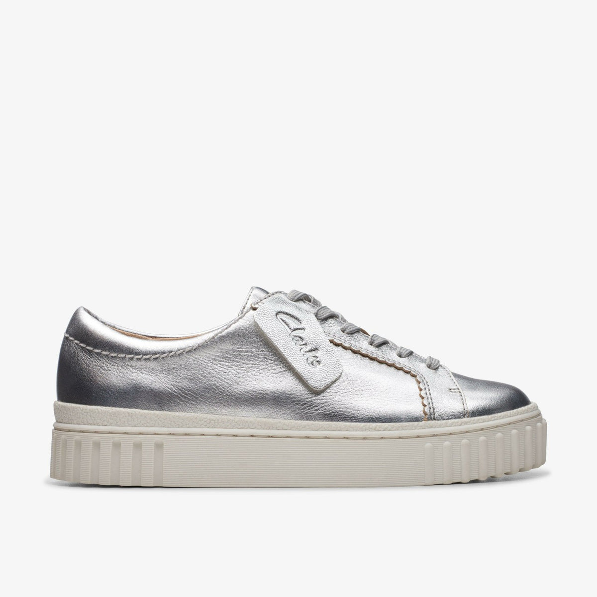Clarks Mayhill Walk Silver Metallic