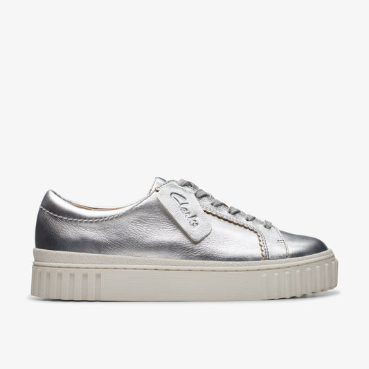 Clarks Mayhill Walk Silver Metallic