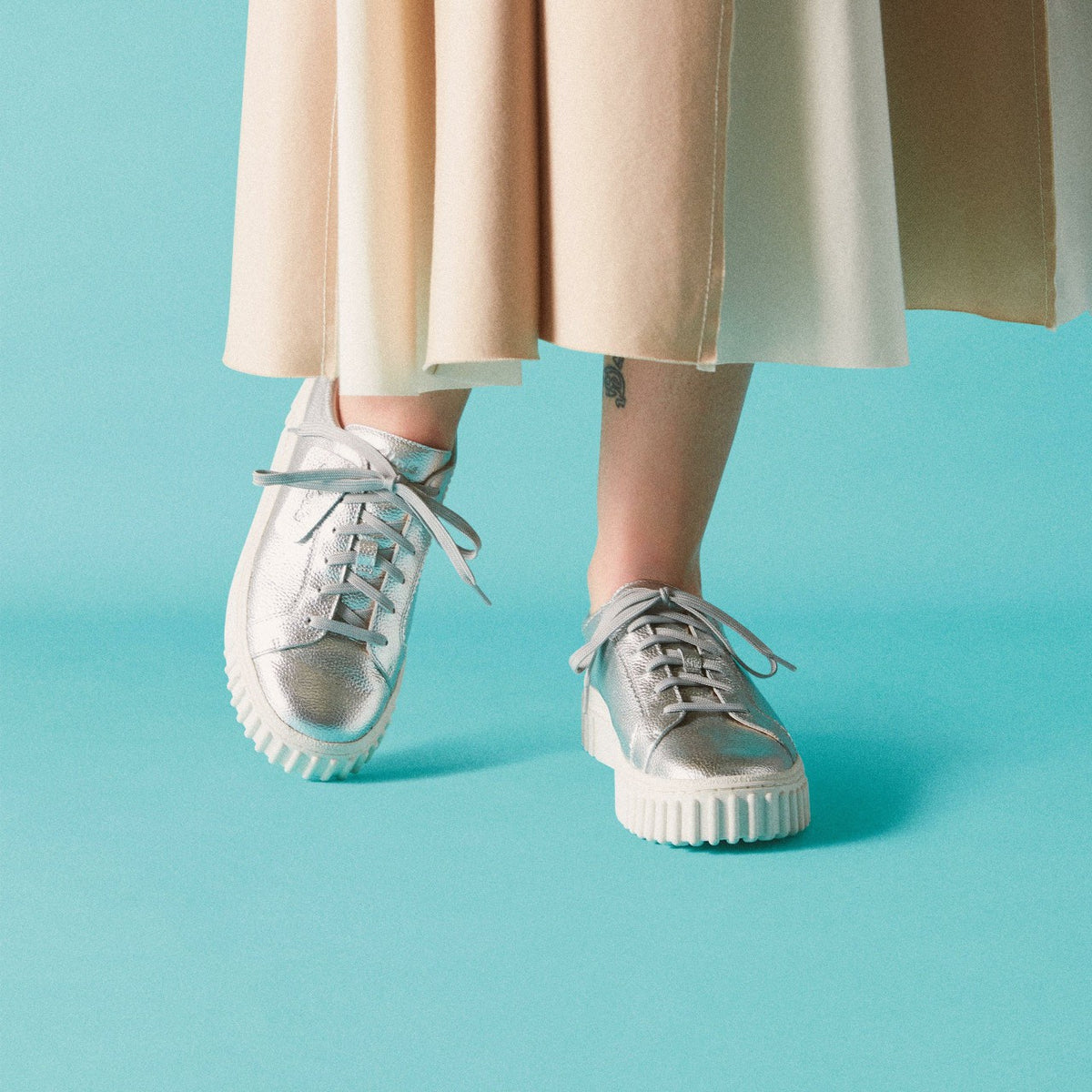 Clarks Mayhill Walk Silver Metallic