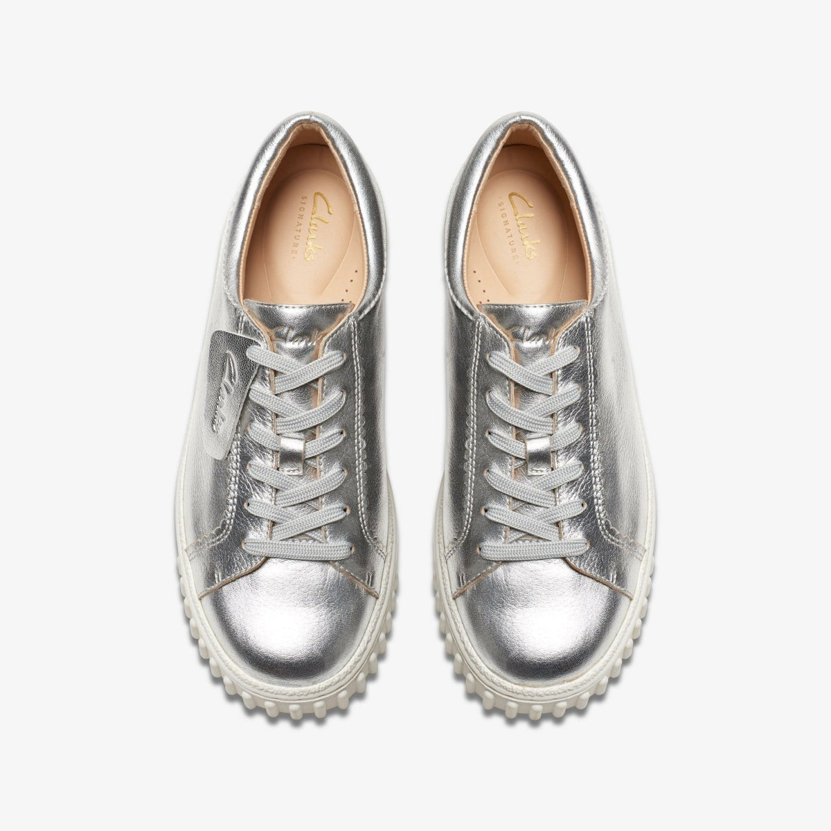 Clarks Mayhill Walk Silver Metallic