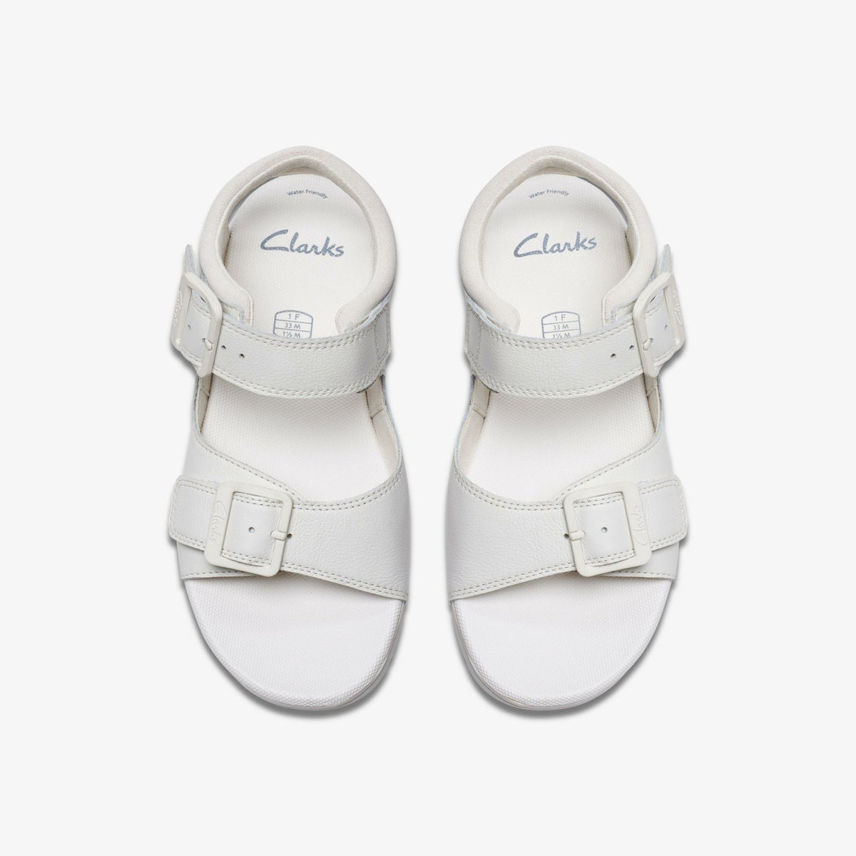 Clarks Baha Beach Kid White