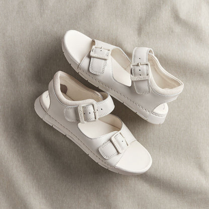 Clarks Baha Beach Kid White
