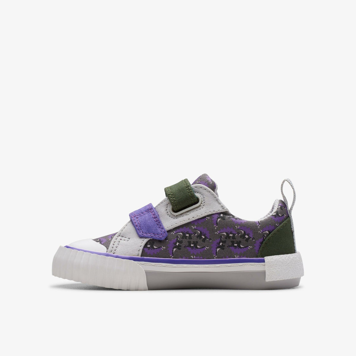 Clarks Foxing Steggy Toddler Grey Combination