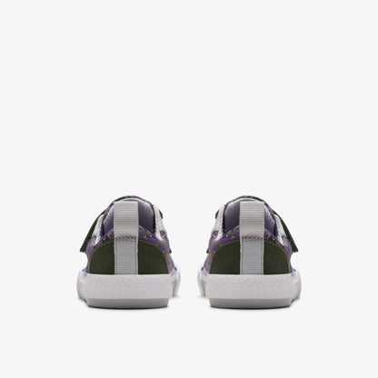Clarks Foxing Steggy Toddler Grey Combination