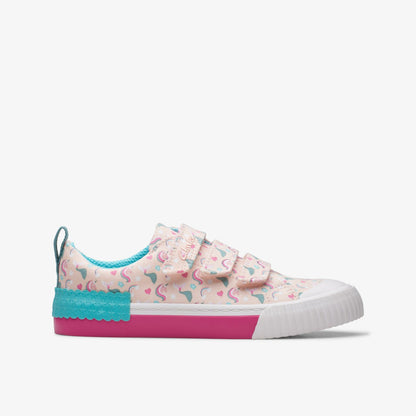 Clarks Foxing Myth Kid Pink Multicolour