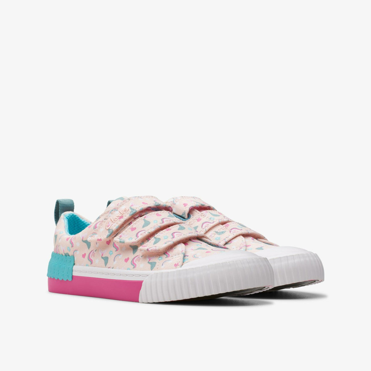 Clarks Foxing Myth Kid Pink Multicolour