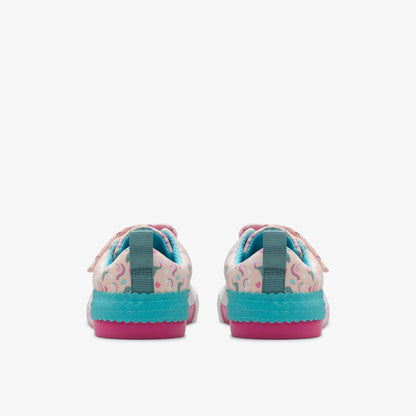 Clarks Foxing Myth Kid Pink Multicolour