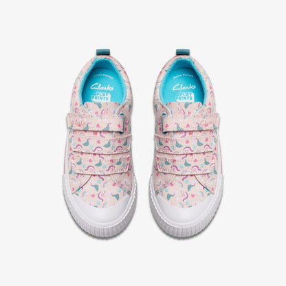 Clarks Foxing Myth Kid Pink Multicolour