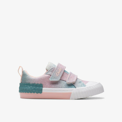 Clarks Foxing Brill Toddler Pastel