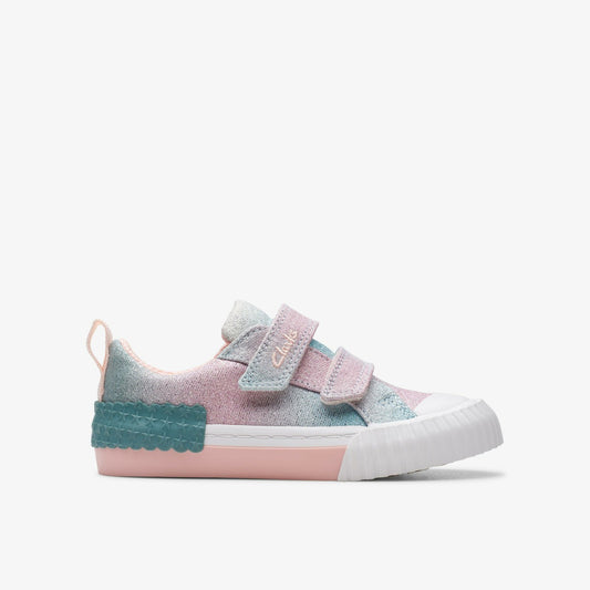 Clarks Foxing Brill Toddler Pastel